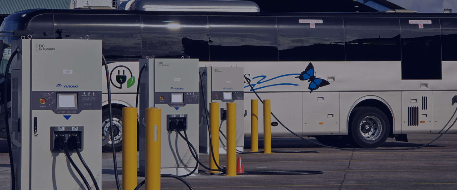 Dépôt de camions sanitaires
